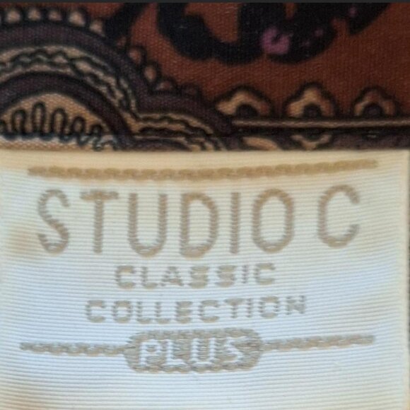 90s vintage women's paisley short sleeve button-up shirt size 24 - Picture 5 of 6